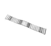 Titanium Quick Release Watch Band fit for Huawei GT2 GT3 GT4 3 Pro, Single Bead Bamboo Knot Solid Metal Strap, 22mm(Silver)