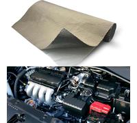 Titanium Reinforced Exhaust Heat Shield Mat with Adhesive Backed Resistant High-Temp for Wall Behind Grill 2500° F High Temp Protection Material Thermal Barrier Blanket Mat (12 x 24 inch)