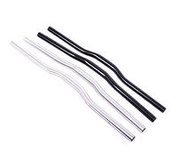 Titanium Riser Handlebars for Brompton bicycle 7° Riser 25.4mm 600mm Width can fit for 3Sixty Folding Bike Lightweight (MIRROR POLISHED)