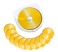 Titanium Rotary Cutter Blades 45mm 10 Pack Spare Replacement Blades with Improved Sharpness, Ideal for Quilting Scrapbooking Sewing Arts Crafts