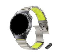 Titanium Rubber Strap For Huawei Watch 5/GT6 Pro/GT5/GT4/4Pro/Ultimate/GT3 Replace Business Metal Sport Band(Ti-Gr,For GT3/GT3Pro)