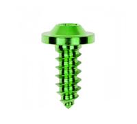 Titanium Self-Tapping Screw, Fastener for Motorcycle Bike Car | 1pc M4-M6 titanium self-tapping screw, multi-length for vehicle component fitting(Green,M5X17mm)