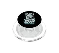Titanium Skull Screw Loose Humor PopSockets PopGrip for MagSafe