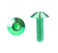Titanium Socket Head Cap Screw, Bicycle Fastener Accessories | 1pcs M5/M6/M8 8-35mm size, durable threaded fastener(Green,15PCS_20MM_M6)
