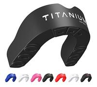 Titanium Sports Premium Mouth Guard - Slim Fit Sports Mouth Guard with Case - Gum Shield for Jaw Protection in Contact Sports - Durable Boxing, MMA, Judo, Karate, Rugby, Hockey, Football Mouthguard