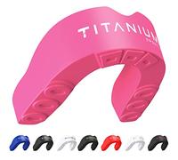 Titanium Sports Premium Mouth Guard - Slim Fit Sports Mouth Guard with Case - Gum Shield for Jaw Protection in Contact Sports - Durable Boxing, MMA, Judo, Karate, Rugby, Hockey, Football Mouthguard