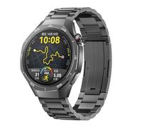 Titanium Strap Compatible with Huawei Watch GT 5 Pro 46mm/GT5 46mm Straps, 22mm Metal Stainless Steel Wristband Premium Titan Replacement Watch Band for Women Men