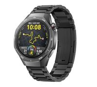 Titanium Strap Compatible with Huawei Watch GT 5 Pro 46mm/GT5 46mm Straps, 22mm Metal Stainless Steel Wristband Premium Titan Replacement Watch Band for Women Men