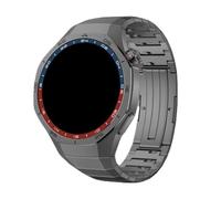 Titanium Strap， For Huawei Watch GT5 Pro Specialized Bracelet For Watch GT5Pro No Gaps Business Metal Band(NO.2 gray)