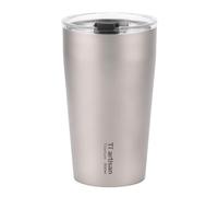 Titanium Teacup Double Wall Camping Beer Cup 500ml Water Cup with Lip