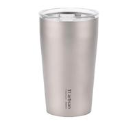 Titanium Teacup Double Wall Camping Beer Cup 500ml Water Cup with Lip
