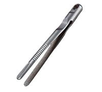 Titanium Tweezers - Keychain Tweezers - Keychain with Tweezers for Chips, Titanium Alloy Portable Tweezers for Eyebrow Trimming Maintenance
