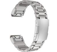 Titanium Watch Band for Garmin Fenix 47mm or 51mm, Quickfit 5-Link | MaKTech Lightweight Outdoor Bracelet, Deployment Clasp, fit Fenix 9/8/7 & Forerunner/Instinct/Approach/MARQ/Quatix/D2 Series
