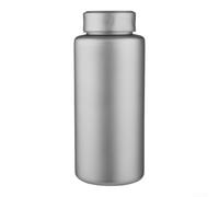 Titanium Water Bottle for Camping and Hiking, Lightweight Leakproof | Mug with Wide Mouth for Tea Coffee, Double Wall Insulated Flask for Outdoor Sports Travel, 700ml 1L Capacity Options