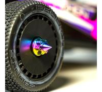 Titanium Wheel Nuts17mm for Arrma 6S 1/8 Kraton/Notorious/Outcast/Talion/Typhon 1/7 Mojave/Felony/Infraction/Fireteam/Limitless,Anti-Slip Wheel Locker Dazzling Color Thread 1.0 Upgrades Part AR310449