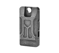 Titanium Whistle, Metal Whistle, Hiking Whistle - Metal Double Strong Tube for Self-Defense Survival Rescue Lifeguard