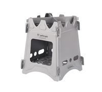 Titanium Wood Burning Stove, Camping Stove, Foldable Titanium Portable Backpacking Stove for Outdoor Camping Picnic BBQ