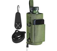 TitanMag Magnetic Gym Bag with Adjustable Straps & Water Bottle Holder, Securely Attaches to Gym Equipment for Fitness, Running, Cycling (Green)