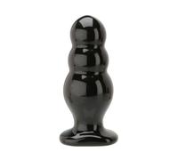 Doc Johnson TitanMen Master Tool 4 Black Butt Plug Beads Anal Sex Toy For Men
