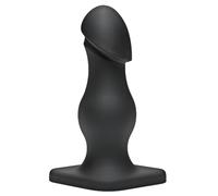 TitanMen The Rumpy Cushioned Plug Black 6.5 Inch