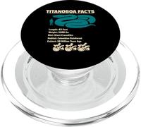 Titanoboa Facts Prehistoric Giant Snake Extinct Reptile PopSockets PopGrip for MagSafe