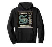 Titanoboa Facts Prehistoric Giant Snake Fossil Info Pullover Hoodie