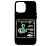 Titanoboa Facts Prehistoric Snake Fossil Case for iPhone 12 Pro Max