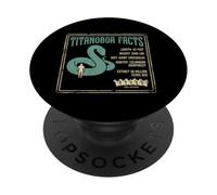 Titanoboa Facts Prehistoric Snake Fossil PopSockets Adhesive PopGrip