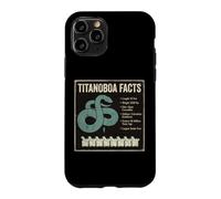 Titanoboa Facts Prehistoric Snake Fossil Science Case for iPhone 11 Pro