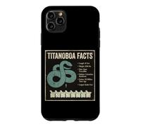 Titanoboa Facts Prehistoric Snake Fossil Science Case for iPhone 11 Pro Max