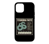 Titanoboa Facts Prehistoric Snake Fossil Science Case for iPhone 12/12 Pro