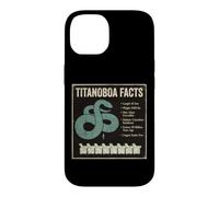 Titanoboa Facts Prehistoric Snake Fossil Science Case for iPhone 14