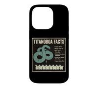 Titanoboa Facts Prehistoric Snake Fossil Science Case for iPhone 14 Pro