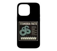 Titanoboa Facts Prehistoric Snake Fossil Science Case for iPhone 14 Pro Max