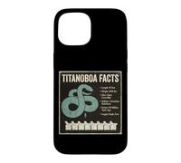 Titanoboa Facts Prehistoric Snake Fossil Science Case for iPhone 15