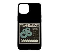 Titanoboa Facts Prehistoric Snake Fossil Science Case for iPhone 15 Plus