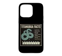 Titanoboa Facts Prehistoric Snake Fossil Science Case for iPhone 15 Pro Max