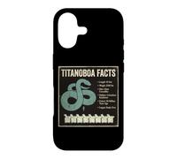 Titanoboa Facts Prehistoric Snake Fossil Science Case for iPhone 17