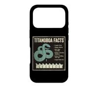 Titanoboa Facts Prehistoric Snake Fossil Science Case for iPhone 17 Pro