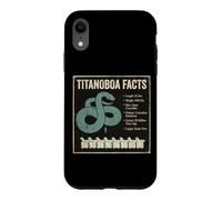 Titanoboa Facts Prehistoric Snake Fossil Science Case for iPhone XR