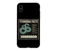 Titanoboa Facts Prehistoric Snake Fossil Science Case for iPhone XS Max