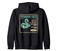 Titanoboa Facts Prehistoric Snake Fossil Zip Hoodie