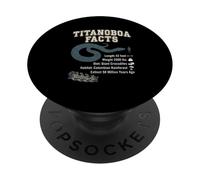 Titanoboa Facts Prehistoric Snake Paleontology PopSockets Adhesive PopGrip