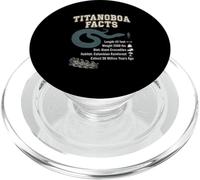 Titanoboa Facts Prehistoric Snake Paleontology PopSockets PopGrip for MagSafe