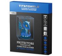 TitanShield 0.5mm Platinum UV and Scratch Resistant Pop Protectors Sleeve Case Compatible with Funko - 6" Inch Pop! Vinyl Figures (10 Count)