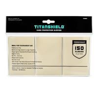 TitanShield Premium Ivory 150 Sleeves Standard Size Board Game Trading Card Sleeves Deck Protector for Magic The Gathering MTG, Baseball Collection, Dropmix