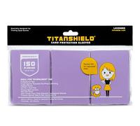TitanShield Premium Lavender 150 Sleeves Japanese Size Card Sleeves Deck Protector Compatible with Yu-Gi-Oh, Cardfight!! Vanguard & Photocards