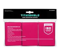 TitanShield Premium Viva Magenta 150 Sleeves Standard Size Board Game Trading Card Sleeves Deck Protector for Magic The Gathering MTG, Baseball Collection, Dropmix