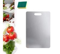 Titanware 100% Pure Titanium Cutting Board, 2025 Food-Grade Double Sided Titanium Chopping Board, Mothers Day Gifts for Kitchen, Ensure The Original Taste of Ingredients (1pc-L(15.7" x 10.8"in))