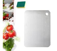 Titanware 100% Pure Titanium Cutting Board, 2025 Food-Grade Double Sided Titanium Chopping Board, Mothers Day Gifts for Kitchen, Ensure The Original Taste of Ingredients (1pc-S(11.8" x 7.7"in))